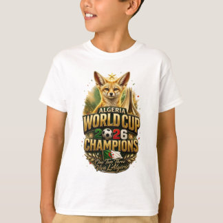 Algerien Weltmeisterschaft 2026 Meister Fennec Sie T-Shirt