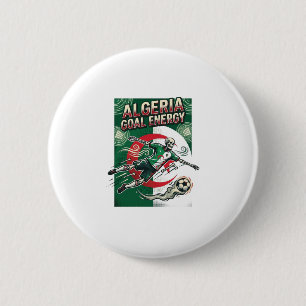 Algerien Ziel Energie Skelett Stürmer Nationen Fet Button