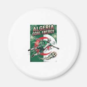 Algerien Ziel Energie Skelett Stürmer Nationen Fet Magnet