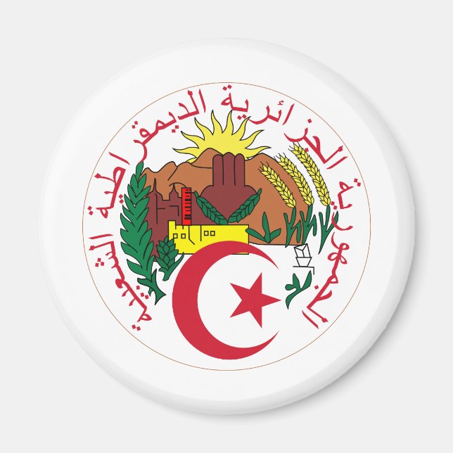 Algerienmantel DZ Magnet (Vorne)
