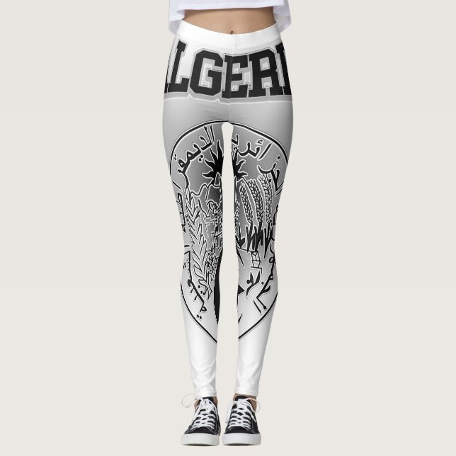 Algerienwappen Leggings (Vorderseite)