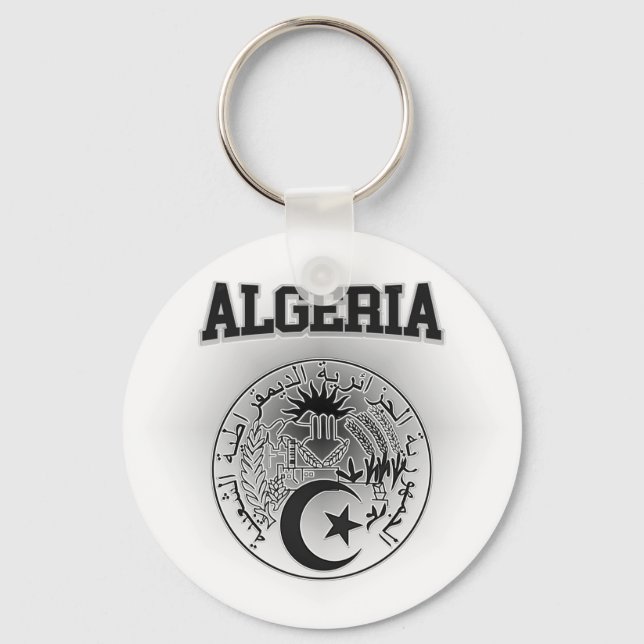 Algerienwappen Schlüsselanhänger (Vorderseite)