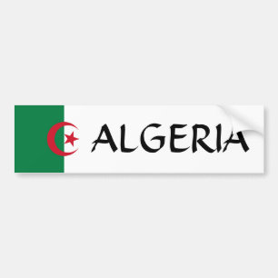 algerische Flagge Autoaufkleber