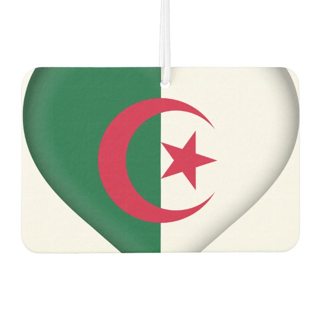 algerische Flagge Autolufterfrischer (Vorderseite)