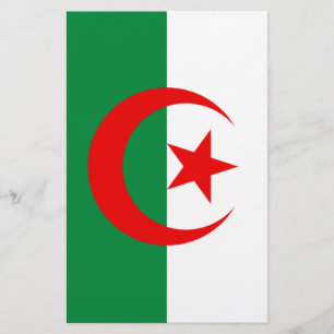 algerische Flagge Briefpapier