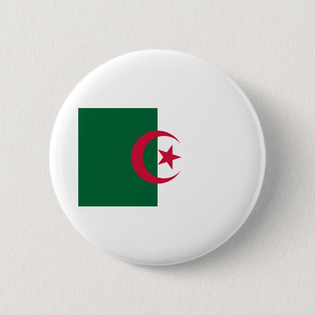algerische Flagge Button (Vorderseite)