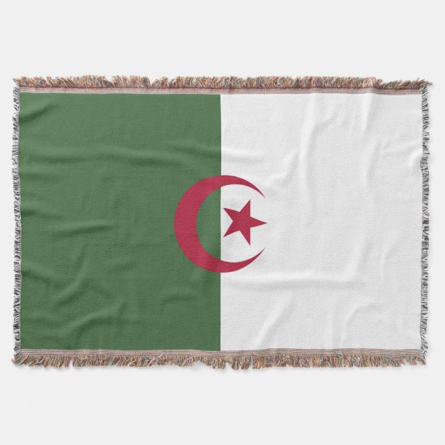 Algerische Flagge Decke (Vorderseite)