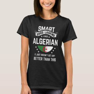 Algerische Flagge Einheimischer Stolz Algerien Al T-Shirt