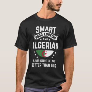 Algerische Flagge Einheimischer Stolz Algerien Al T-Shirt