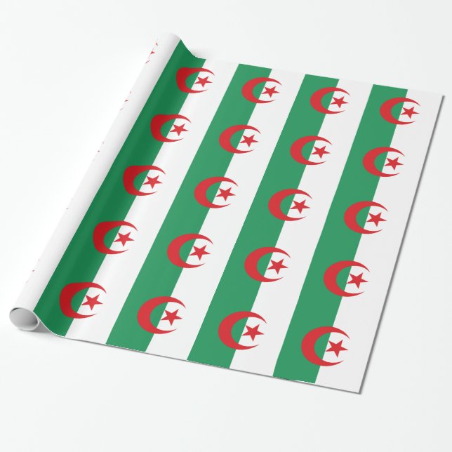 algerische Flagge Geschenkpapier (Ungerollt)