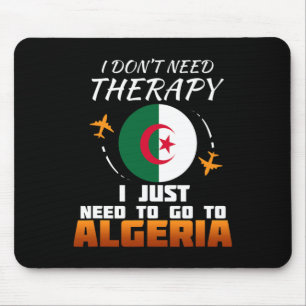 Algerische Flagge I Algerien-Flagge I Urlaubsgesch Mousepad