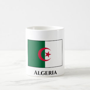 Algerische Flagge Kaffeetasse