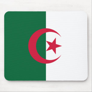 algerische Flagge Mousepad