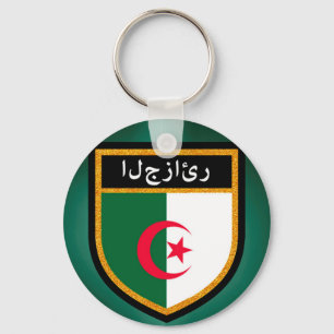algerische Flagge Schlüsselanhänger