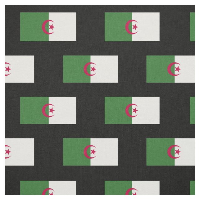 Algerische Flagge Stoff (Muster)