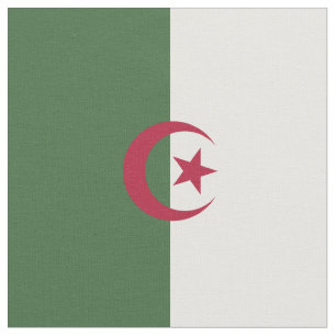 Algerische Flagge Stoff
