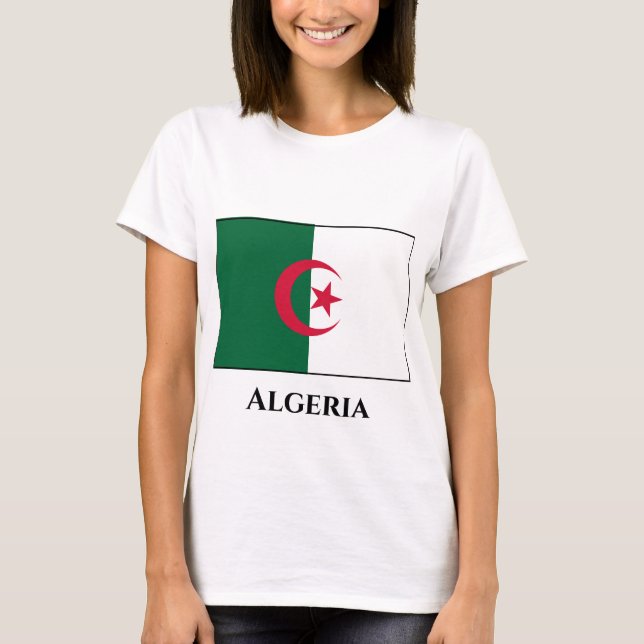 algerische Flagge T-Shirt (Vorderseite)