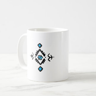 Algerischer Amazigh Geistlicher Schutz böses Auge Kaffeetasse