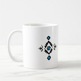 Algerischer Amazigh Geistlicher Schutz böses Auge Kaffeetasse