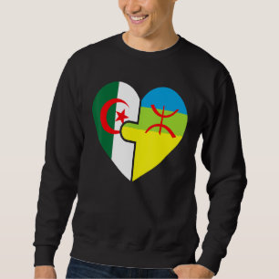 Algerischer Amazigh Roots Matching Flag stolz auf Sweatshirt