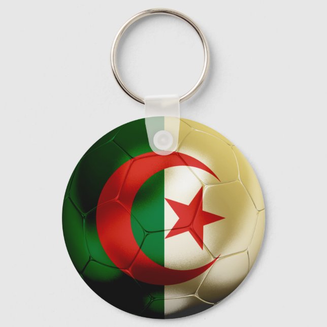 Algerischer Fußball Schlüsselanhänger (Vorderseite)