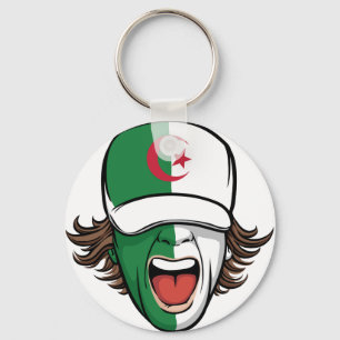 Algerischer Sport-Fan Schlüsselanhänger