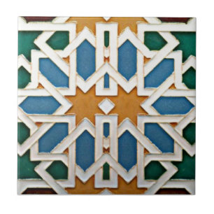 Algerisches Zellige Modell 4 Keramik Tile Fliese