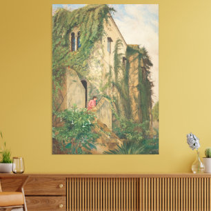 Algier, Cecilia in Rosa Leinwanddruck