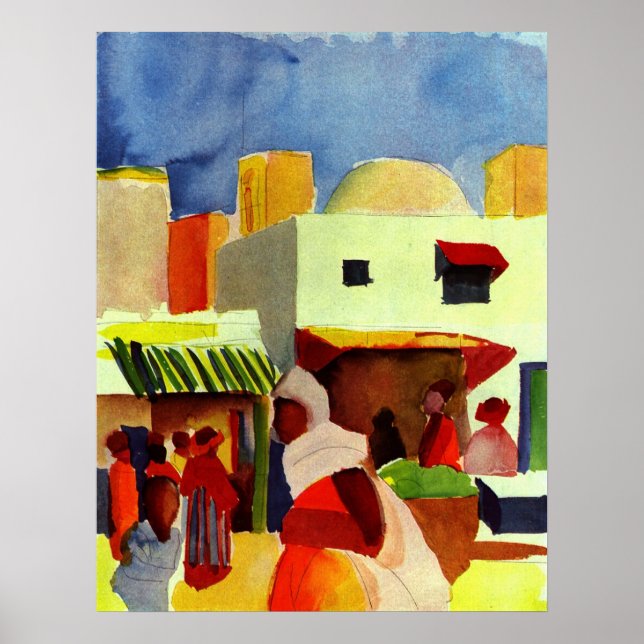 Algier-Markt Poster (Vorne)