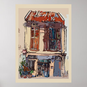 Algier-Punkt-Haus Poster