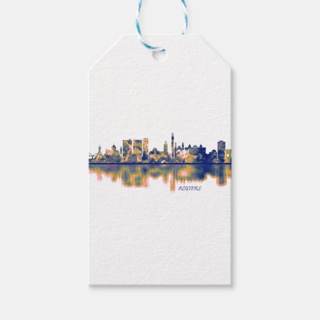 Algiers Skyline Geschenkanhänger (Vorderseite)