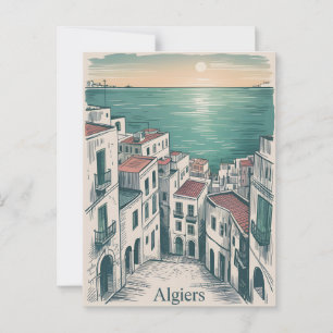 Algiers Vintag Postkarte