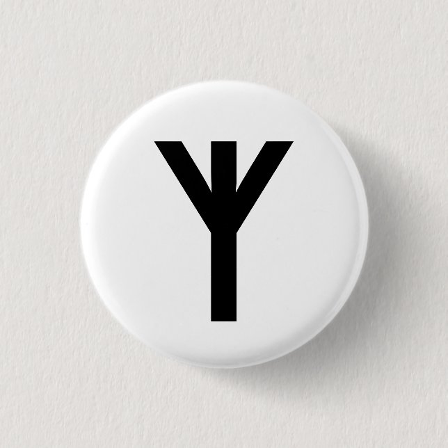 Algiz Button (Vorderseite)