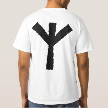 'Algiz' Viking Protection Rune Shirt (groß)
