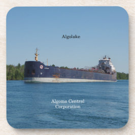 Algolake Set von 6 harten Kunststoff-Untersetzer Untersetzer