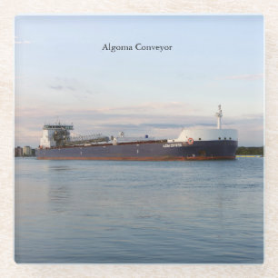Algoma Conveyor Glas Untersetzer