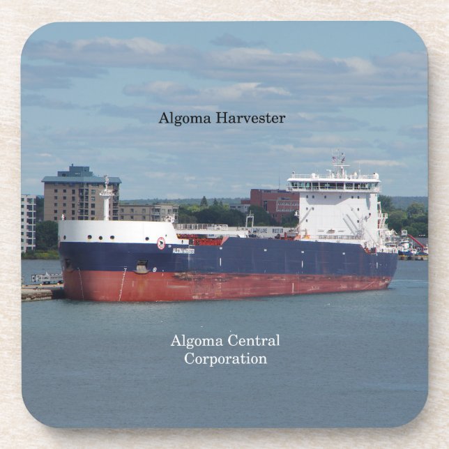 Algoma Harvester ensemble de 6 dessous de verre en (Devant)