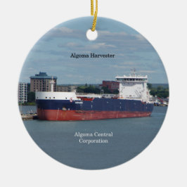 Algoma Harvester-Ornament Keramikornament