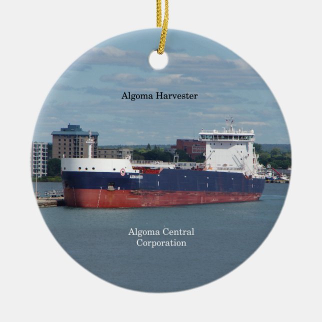 Algoma Harvester-Ornament Keramikornament (Vorne)