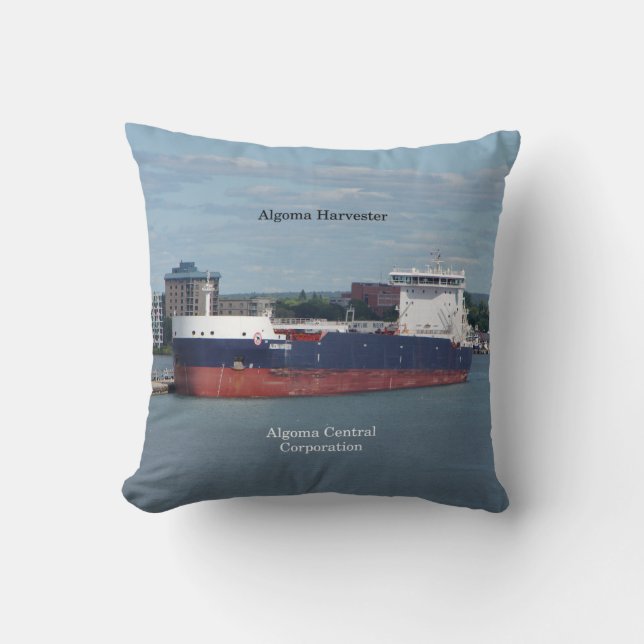 Algoma Harvester Quadratkissen Kissen (Vorderseite)