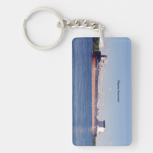 Algoma Innovator Rechteck Acrylschlüsselkette Schlüsselanhänger (Vorderseite)