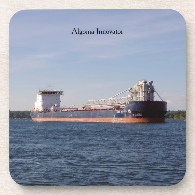 Algoma Innovator Set von 6 Kunststoff-Untersetzer Getränkeuntersetzer (Vorderseite)