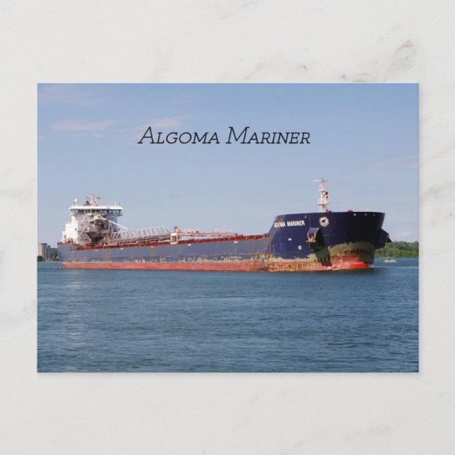 Algoma Mariner Postkarte (Vorderseite)
