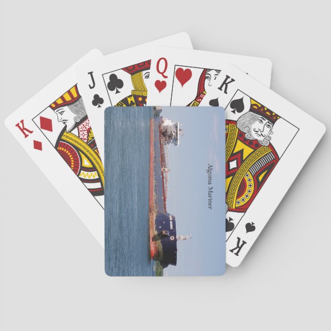 Algoma Mariner spielt Karten Spielkarten (Rückseite)