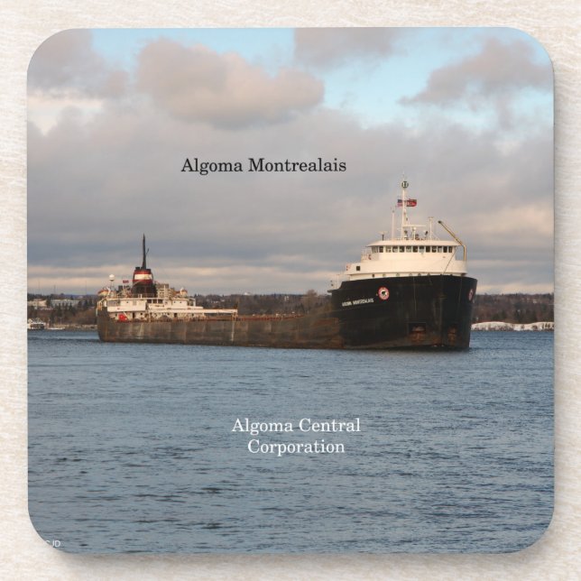 Algoma Montrealais Set von 6 harten Untersetzer au (Vorderseite)