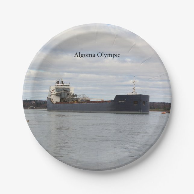 Algoma Olympic Papierteller (Vorderseite)