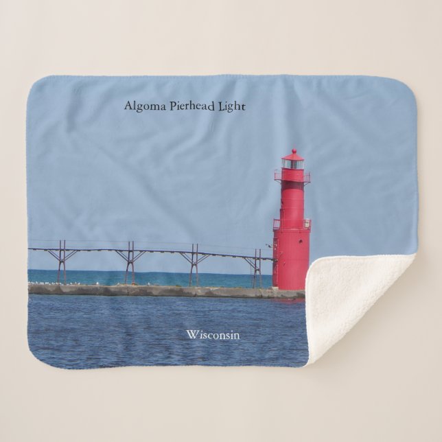 Algoma Pierhead Lichtscherpa-Decke Sherpadecke (Vorderseite (Horizontal))