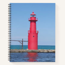 Algoma Pierhead Light Notebook