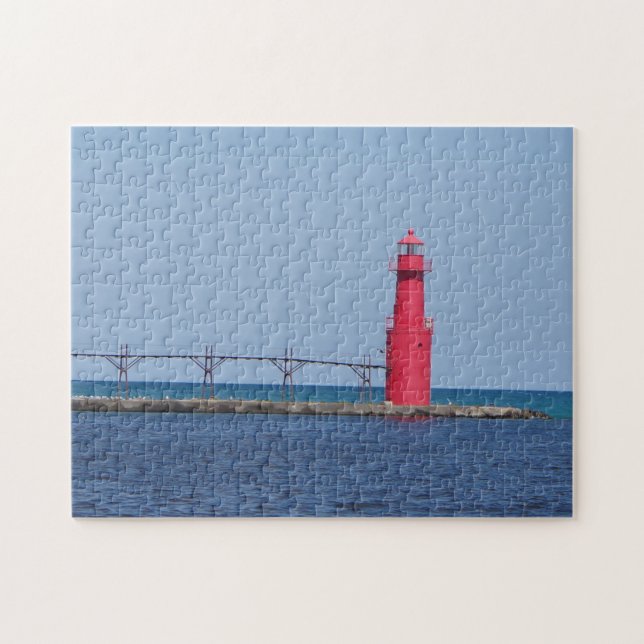 Algoma Pierhead Light Puzzle (Horizontal)