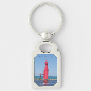Algoma Pierhead Light-Schlüsselkette Schlüsselanhänger